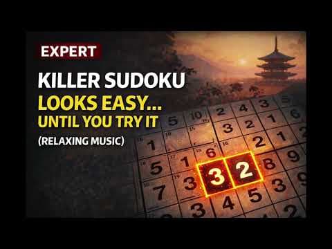 Killer Sudoku That Looks Easy… Until You Try It (Relaxing Music)